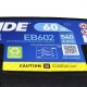 Аккумулятор автомобильный EXIDE EXCELL 60Ah Н ЭВ (-/+) (540EN) (EB602)