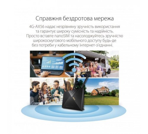 Маршрутизатор ASUS 4G-AX56 Маршрутизатор ASUS 4G-AX56