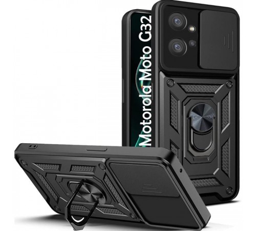 Чохол до мобільного телефона BeCover Military Motorola Moto G32 Black (708177)