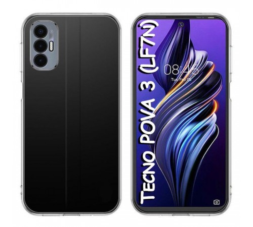 Чохол до мобільного телефона BeCover Tecno POVA 3 (LF7n) Transparancy (708660) Чохол до мобільного телефона BeCover Tecno POVA 3 (LF7n) Transparancy (708660)