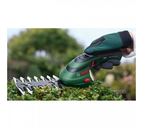 Кущоріз Bosch ISIO, акумуляторний 3.6 V Li 1.5 Ач, ніж 12 см (0.600.833.108) Кущоріз Bosch ISIO, акумуляторний 3.6 V Li 1.5 Ач, ніж 12 см (0.600.833.108)