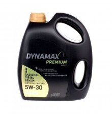 Моторное масло DYNAMAX PREMIUM ULTRA F 5W30 5л (502038)