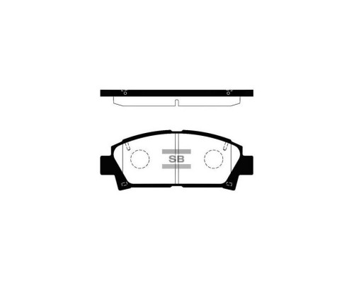 Гальмівні колодки HI-Q SP1466