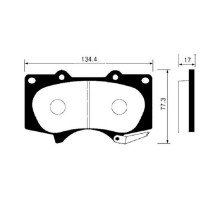 Тормозные колодки HI-Q SP2033