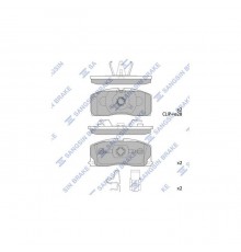 Гальмівні колодки HI-Q SP2154