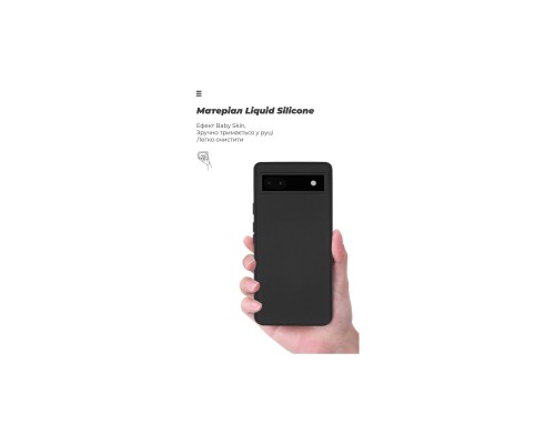 Чохол до мобільного телефона Armorstandart ICON Case Google Pixel 6a Black (ARM70907) Чохол до мобільного телефона Armorstandart ICON Case Google Pixel 6a Black (ARM70907)