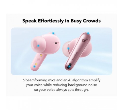 Наушники Anker SoundCore Liberty 4 NC Pastel Pink (A3947G51) Наушники Anker SoundCore Liberty 4 NC Pastel Pink (A3947G51)
