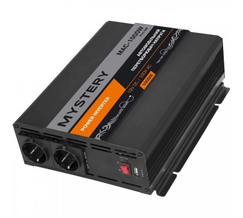 Автомобильный инвертор Mystery MAC-1000W PURE SW Автомобильный инвертор Mystery MAC-1000W PURE SW