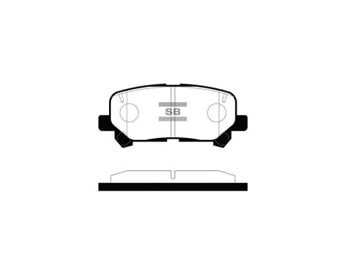 Гальмівні колодки HI-Q SP1461A Гальмівні колодки HI-Q SP1461A