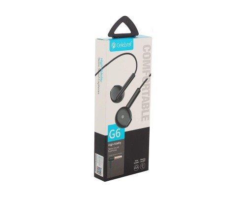 Навушники Celebrat G6 Black (1006642) Навушники Celebrat G6 Black (1006642)