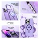 Чохол до мобільного телефона Armorstandart Y23 MagSafe Apple iPhone 15 Transparent Purple (ARM68567)