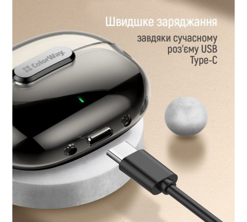 Наушники ColorWay Slim TWS-2 Earbuds Black (CW-TWS2BK) Наушники ColorWay Slim TWS-2 Earbuds Black (CW-TWS2BK)