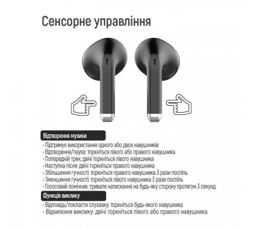 Наушники ColorWay Slim TWS-2 Earbuds Black (CW-TWS2BK) Наушники ColorWay Slim TWS-2 Earbuds Black (CW-TWS2BK)