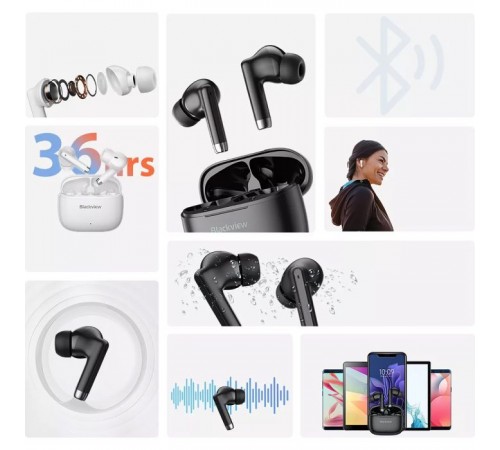 Наушники Blackview AirBuds 4 Black (6931548312673) Наушники Blackview AirBuds 4 Black (6931548312673)