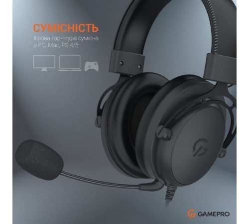 Наушники GamePro HS1050 Black (HS1050) Наушники GamePro HS1050 Black (HS1050)