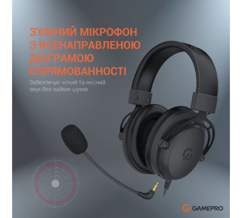 Наушники GamePro HS1050 Black (HS1050) Наушники GamePro HS1050 Black (HS1050)