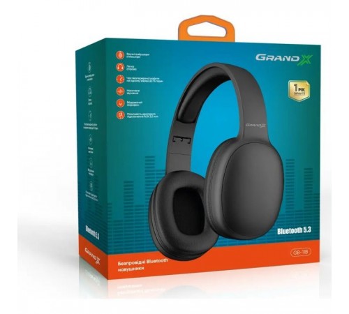 Наушники Grand-X GB-11B Black (GB-11B) Наушники Grand-X GB-11B Black (GB-11B)