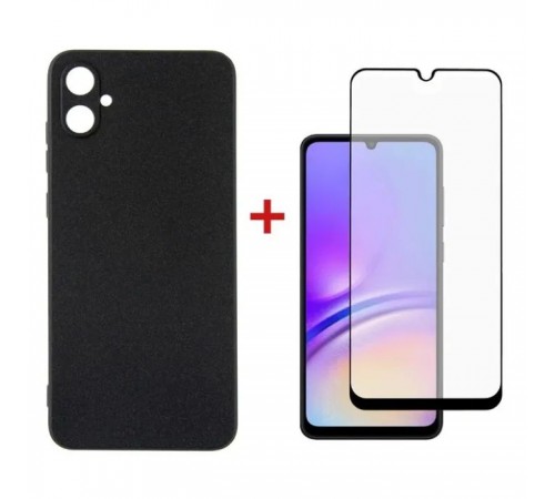 Чехол для мобильного телефона Dengos Kit для Samsung Galaxy A05 (A055) case + glass (Black) (DG-KM-07) Чехол для мобильного телефона Dengos Kit для Samsung Galaxy A05 (A055) case + glass (Black) (DG-KM-07)