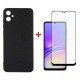 Чехол для мобильного телефона Dengos Kit для Samsung Galaxy A05 (A055) case + glass (Black) (DG-KM-07)