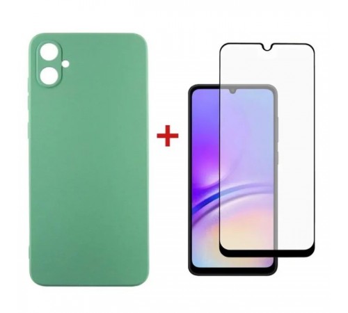 Чехол для мобильного телефона Dengos Kit для Samsung Galaxy A05 (A055) case + glass (Mint) (DG-KM-08) Чехол для мобильного телефона Dengos Kit для Samsung Galaxy A05 (A055) case + glass (Mint) (DG-KM-08)
