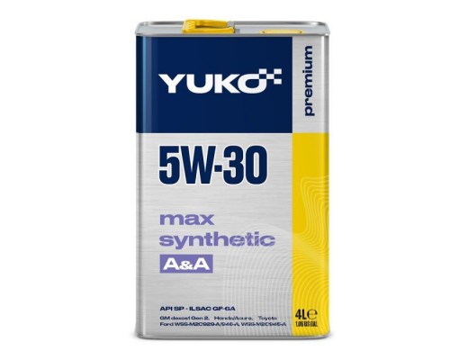 Моторна олива Yuko MAX SYNTHETIC A&A 5W-30 4л (4823110401521)