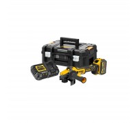 Шліфувальна машина DeWALT 18В XR Li-lon 6Ah, 125 мм, 3000-9000об/хв (DCG409VST1)