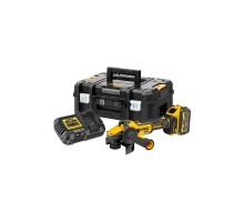 Шліфувальна машина DeWALT 18В XR Li-lon 6Ah, 125 мм, 3000-9000об/хв (DCG409VST1)