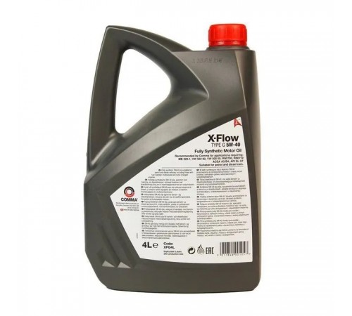 Моторна олива Comma X-FLOW TYPE G 5W-40-4л (XFG4L) Моторна олива Comma X-FLOW TYPE G 5W-40-4л (XFG4L)