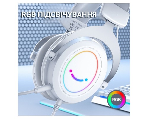 Навушники Fifine H3 RGB White (H3W)