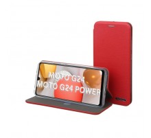 Чехол для мобильного телефона BeCover Exclusive Motorola Moto G24/G24 Power Burgundy Red (710727)