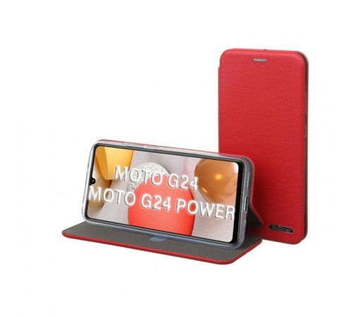 Чохол до мобільного телефона BeCover Exclusive Motorola Moto G24/G24 Power Burgundy Red (710727) Чохол до мобільного телефона BeCover Exclusive Motorola Moto G24/G24 Power Burgundy Red (710727)