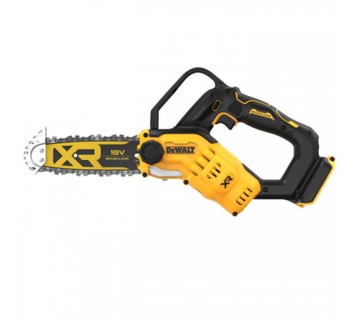 Ланцюгова пила DeWALT міні, 18 В XR Li-lon, безщіткова, шина 20 см (без АКБ та ЗУ) (DCMPS520N) Ланцюгова пила DeWALT міні, 18 В XR Li-lon, безщіткова, шина 20 см (без АКБ та ЗУ) (DCMPS520N)