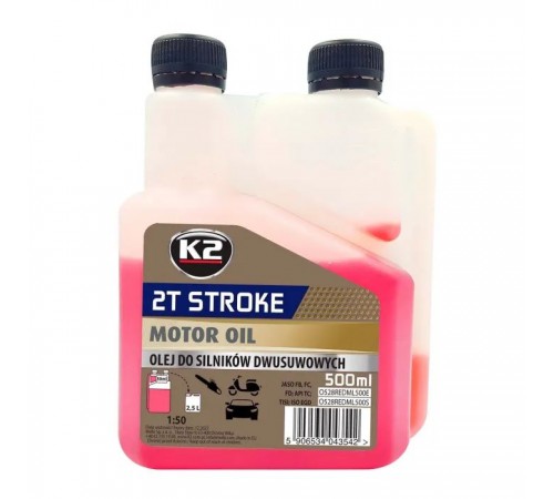Моторна олива K2 2T Stroke Oil Red 500 мл (O528REDML500E) Моторна олива K2 2T Stroke Oil Red 500 мл (O528REDML500E)