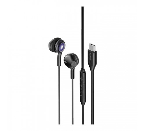 Навушники Promate LumiBuds-C Black (lumibuds-c.black)