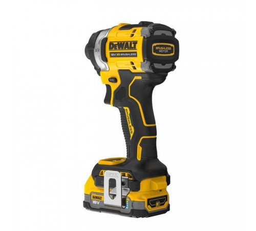 Шуруповерт DeWALT 18 В XR Li-lon PowerStack, безщітковий, 282 Нм, TSTAK, 2x1.7Ah (DCF860E2T) Шуруповерт DeWALT 18 В XR Li-lon PowerStack, безщітковий, 282 Нм, TSTAK, 2x1.7Ah (DCF860E2T)