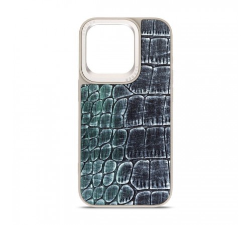 Чохол до мобільного телефона Harder Glamorous Croco Apple iPhone 15 Pro Grey Green (ARM76761) Чохол до мобільного телефона Harder Glamorous Croco Apple iPhone 15 Pro Grey Green (ARM76761)