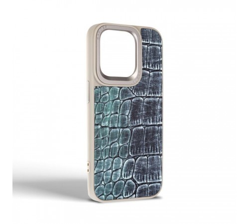 Чохол до мобільного телефона Harder Glamorous Croco Apple iPhone 15 Pro Grey Green (ARM76761) Чохол до мобільного телефона Harder Glamorous Croco Apple iPhone 15 Pro Grey Green (ARM76761)