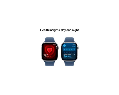 Смарт-годинник Apple Watch Series 10 GPS 46mm Silver Aluminium Case with Denim Sport Band - S/M (MWWL3QH/A) Смарт-годинник Apple Watch Series 10 GPS 46mm Silver Aluminium Case with Denim Sport Band - S/M (MWWL3QH/A)