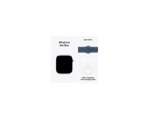 Смарт-годинник Apple Watch Series 10 GPS 46mm Silver Aluminium Case with Denim Sport Band - S/M (MWWL3QH/A) Смарт-годинник Apple Watch Series 10 GPS 46mm Silver Aluminium Case with Denim Sport Band - S/M (MWWL3QH/A)