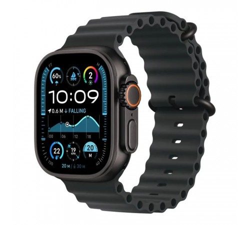 Смарт-годинник Apple Watch Ultra 2 2024 GPS + Cellular 49mm Black Titanium Case with Black Ocean Band (MX4P3UL/A) Смарт-годинник Apple Watch Ultra 2 2024 GPS + Cellular 49mm Black Titanium Case with Black Ocean Band (MX4P3UL/A)