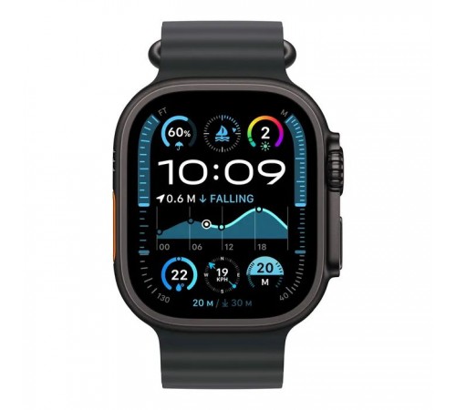 Смарт-годинник Apple Watch Ultra 2 2024 GPS + Cellular 49mm Black Titanium Case with Black Ocean Band (MX4P3UL/A) Смарт-годинник Apple Watch Ultra 2 2024 GPS + Cellular 49mm Black Titanium Case with Black Ocean Band (MX4P3UL/A)