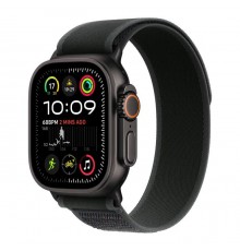 Смарт-часы Apple Watch Ultra 2 2024 GPS + Cellular 49mm Black Titanium Case с Black Trail Loop - S/M (MX4U3UL/A)