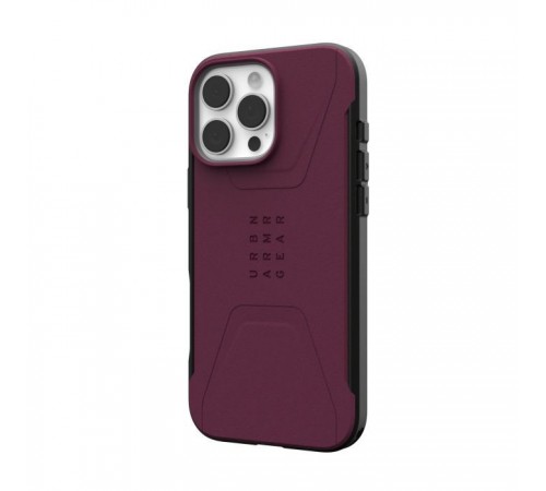 Чохол до мобільного телефона UAG iPhone 16 Pro Max Civilian Magsafe Bordeaux (114445119049) Чохол до мобільного телефона UAG iPhone 16 Pro Max Civilian Magsafe Bordeaux (114445119049)