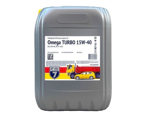 Моторное масло 7FLAGS Omega TURBO 15W-40 17,5л