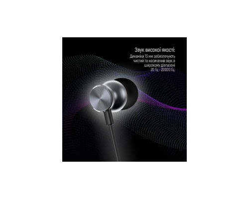Навушники ColorWay 3.5 mm Wired Earphone UrbanBeat Black (CW-WD03BK)