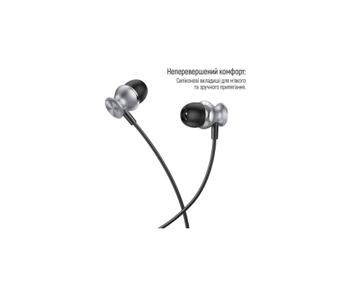 Навушники ColorWay 3.5 mm Wired Earphone UrbanBeat Black (CW-WD03BK)