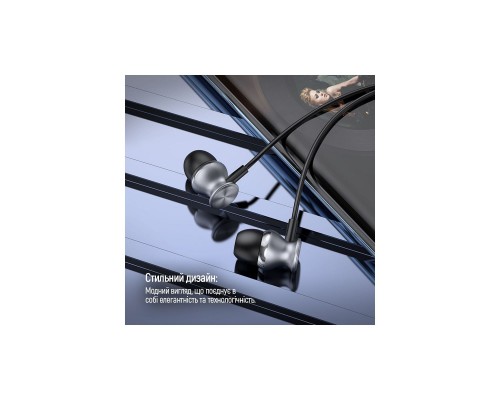 Навушники ColorWay 3.5 mm Wired Earphone UrbanBeat Black (CW-WD03BK)
