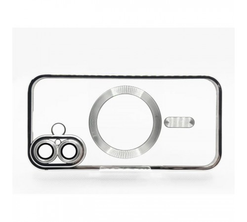 Чохол до мобільного телефона BeCover TPU Chrome Case (MagSafe) для Apple iPhone 16 Plus Silver (712078) Чохол до мобільного телефона BeCover TPU Chrome Case (MagSafe) для Apple iPhone 16 Plus Silver (712078)