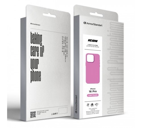 Чохол до мобільного телефона Armorstandart ICON2 Case Apple iPhone 16 Pro Light Purple (ARM79637) Чохол до мобільного телефона Armorstandart ICON2 Case Apple iPhone 16 Pro Light Purple (ARM79637)