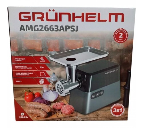 Мясорубка Grunhelm AMG2663APSJ Мясорубка Grunhelm AMG2663APSJ